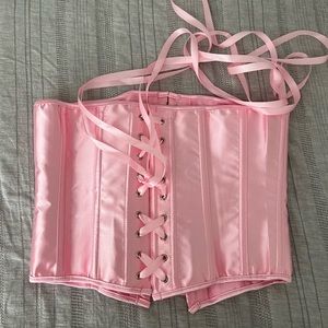 Pink corset